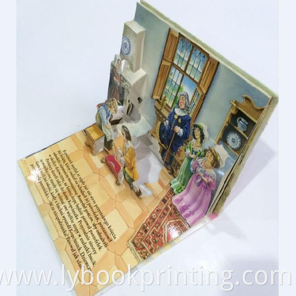 High quality printing professional custom pop up 3D book